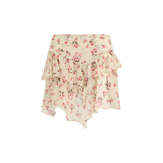 Isabel Marant Étoile Beige Viscose Mini Skirt