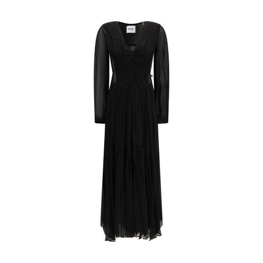 Isabel Marant Étoile Black Viscose Casual Dress
