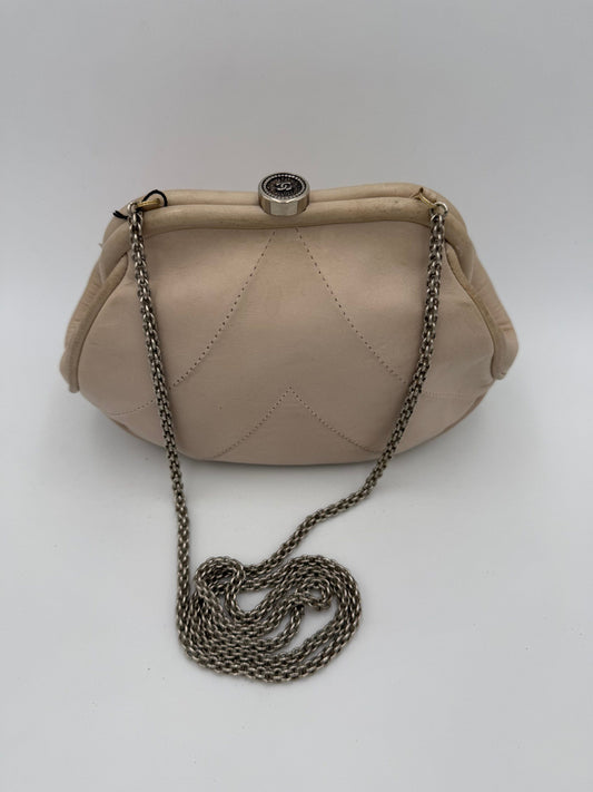 Chanel CHANEL Pochette with Hidden Chain Handbag