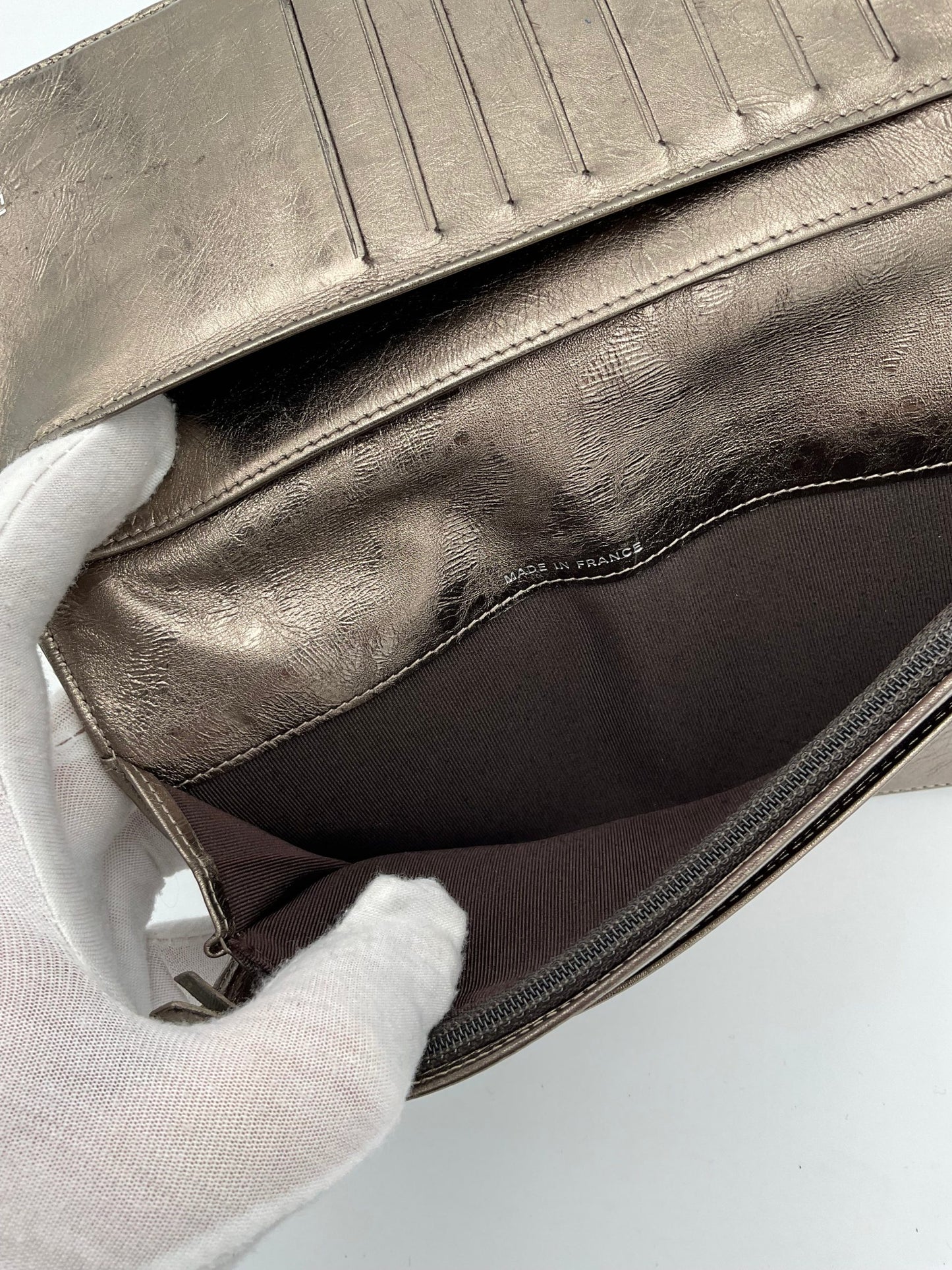 Chanel CHANEL Matèlassè Platinum Wallet