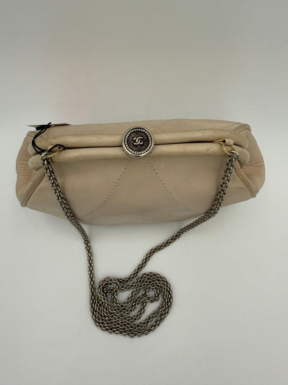 Chanel CHANEL Pochette with Hidden Chain Handbag