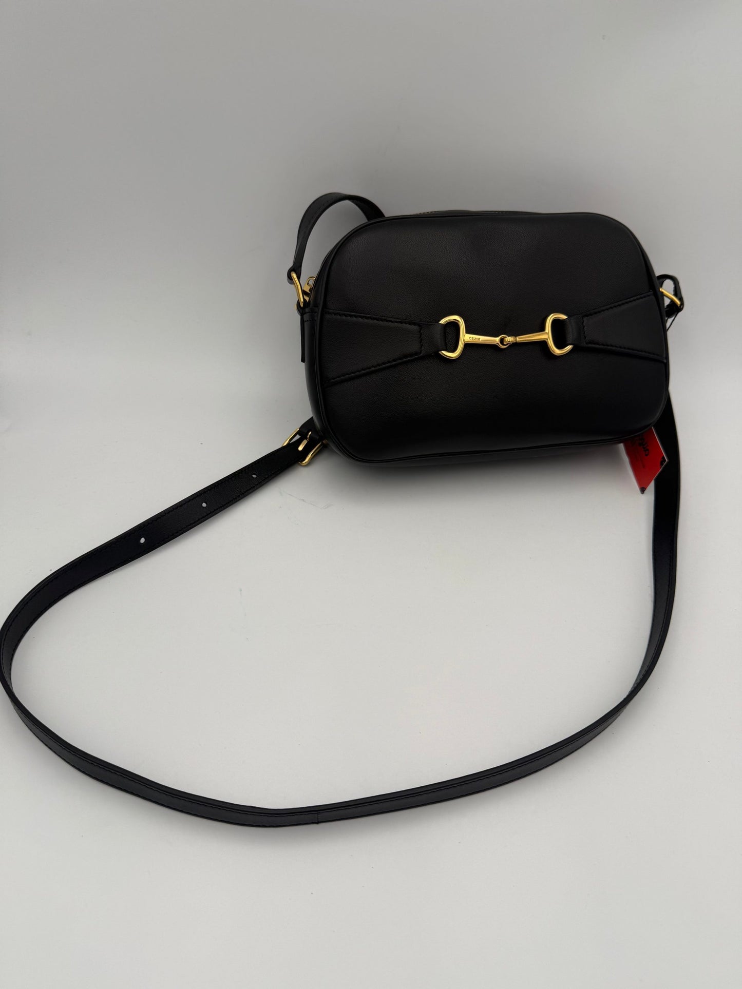 Celine CELINE CRECY Plain Black Handbag