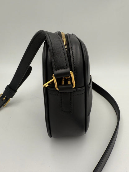 Celine CELINE CRECY Plain Black Handbag