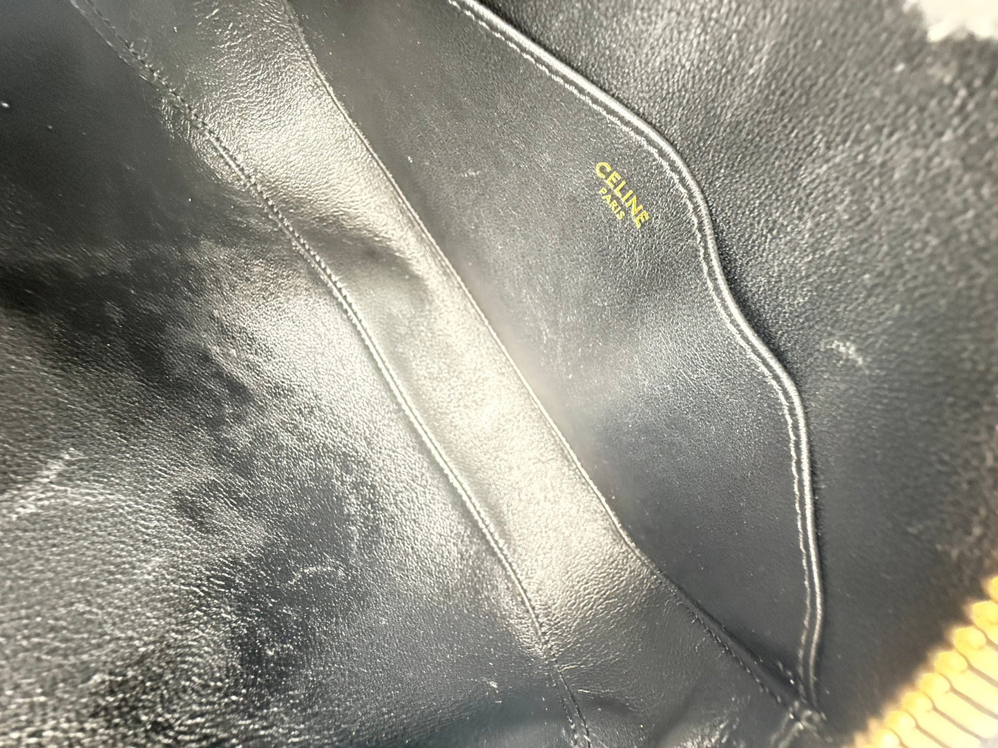 Celine CELINE CRECY Plain Black Handbag