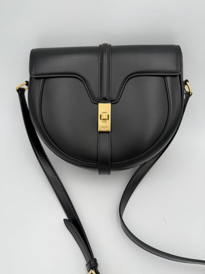 Celine CELINE Sac 16 Besace Black Large Bag