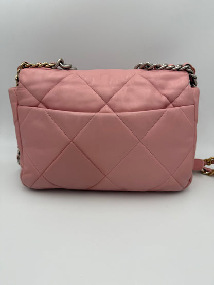 Chanel CHANEL 19 Medium Pink Handbag