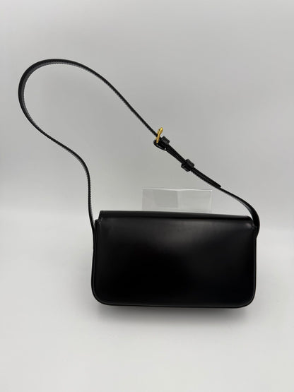Celine CELINE CLAUDE TRIOMPHE Black Handbag