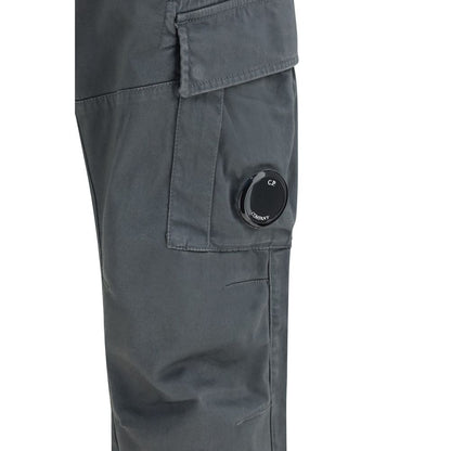 C.P. Company Blue Cotton Cargo Pants