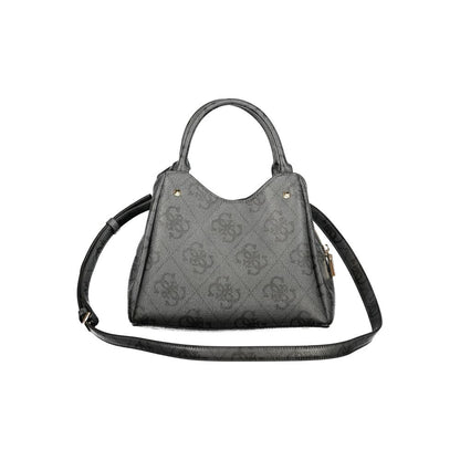 Guess Jeans Nero Poliuretano Women Handbag