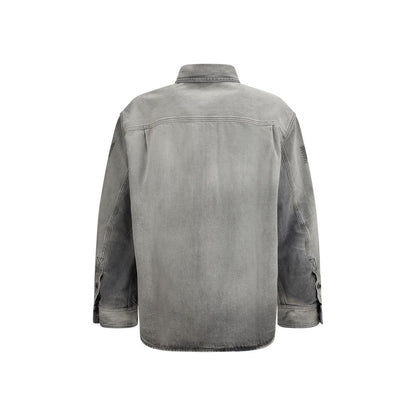 Off-White Gray Denim Shirt