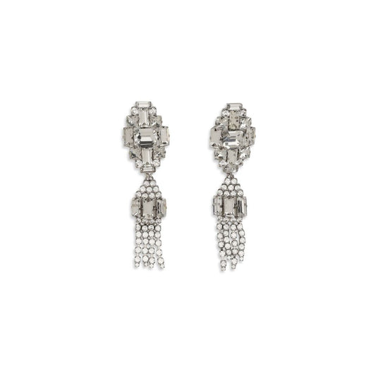 Alessandra Rich Silver Metal Earrings