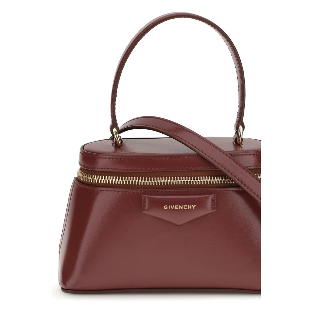 Givenchy Bordeaux Calf Leather Bos Taurus Handbag