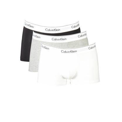Calvin Klein Grigio Cotton Men's Trunk