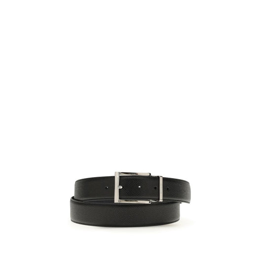Ferragamo Blue Calf Leather Bos Taurus Regular Belt