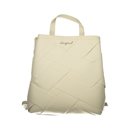 Desigual White Polyethylene Backpack
