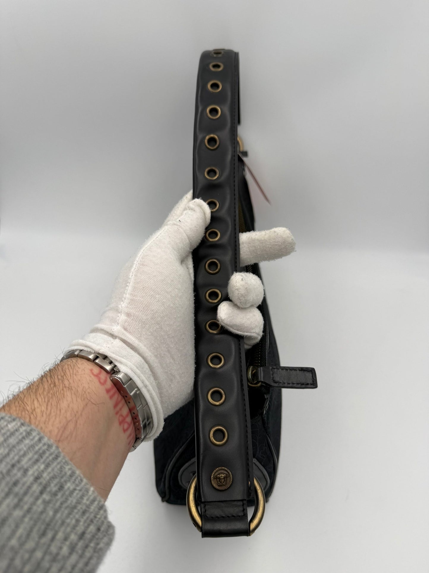 Versace VERSACE Medusa Jacquard Shoulder Bag