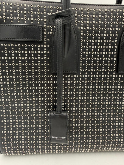 Saint Laurent SAINT LAURENT SAC DU JOUR Small Studded Black with Studs Handbag