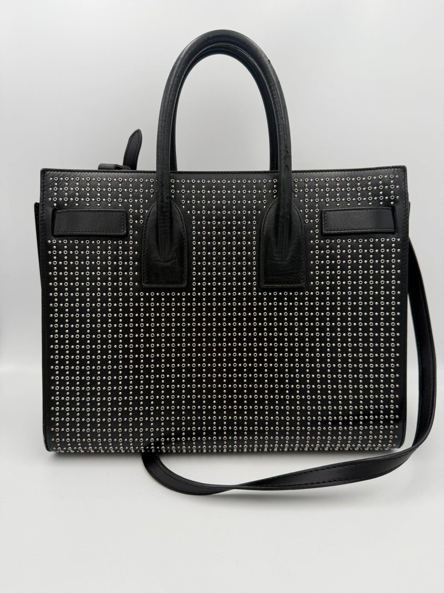 Saint Laurent SAINT LAURENT SAC DU JOUR Small Studded Black with Studs Handbag