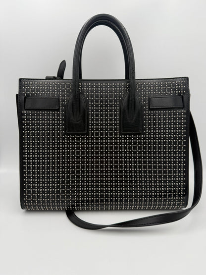 Saint Laurent SAINT LAURENT SAC DU JOUR Small Studded Black with Studs Handbag