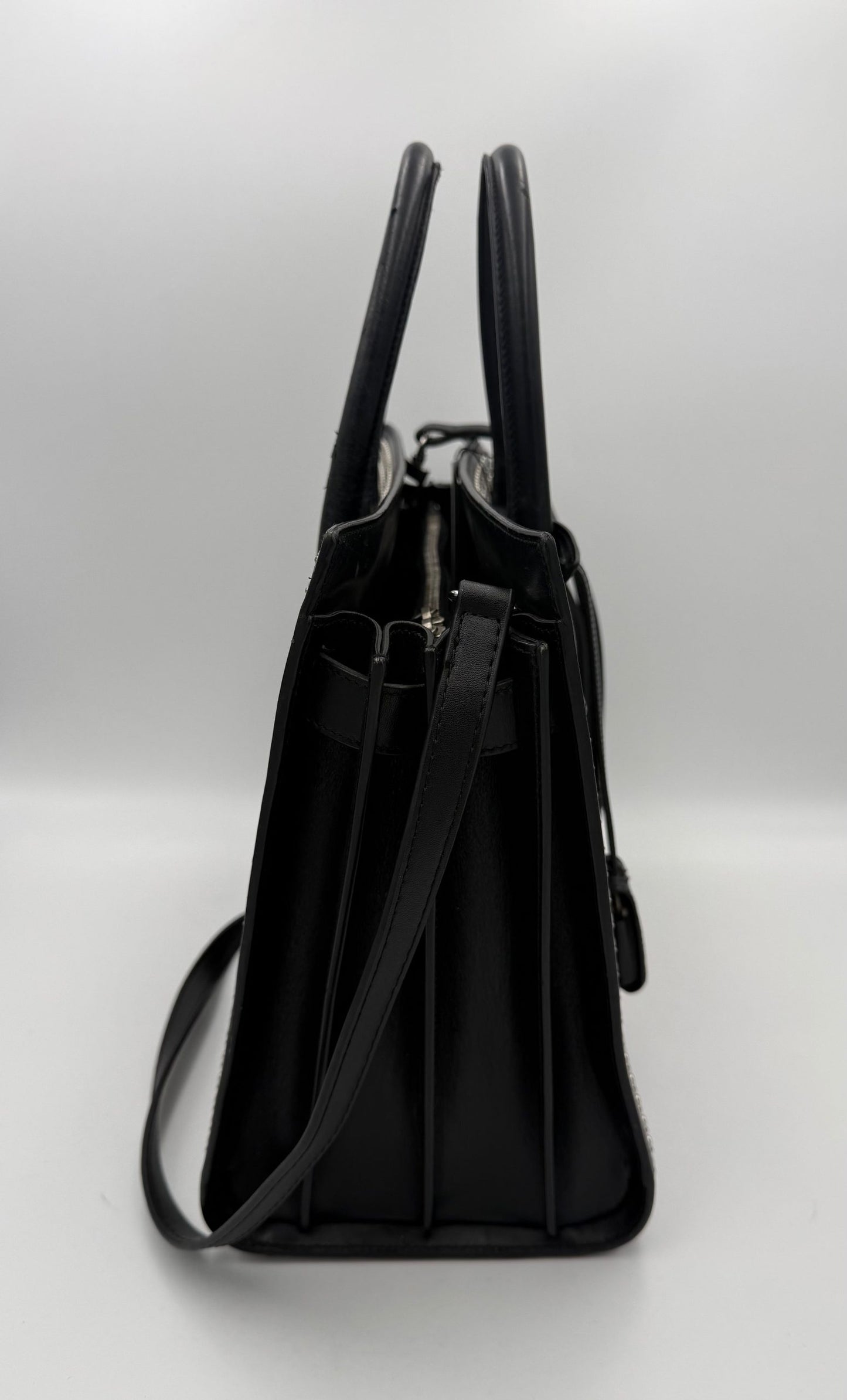 Saint Laurent SAINT LAURENT SAC DU JOUR Small Studded Black with Studs Handbag