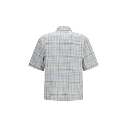 Sunflower Blue Cotton Pattern Shirt