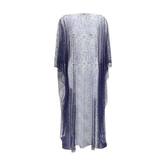 Giorgio Armani Blue Polyamide Coat