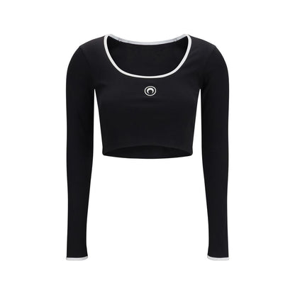 Marine Serre Black Cotton Sportswear