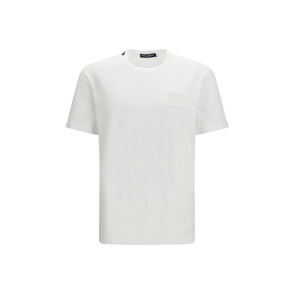 Dolce & Gabbana White Cotton T-Shirt