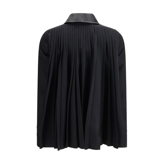 Max Mara Black Polyester Pattern Shirt