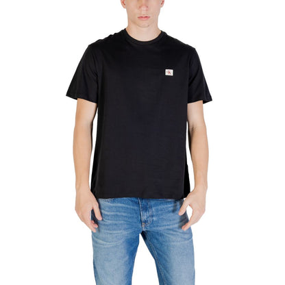 Calvin Klein Jeans Black Cotton T-Shirt