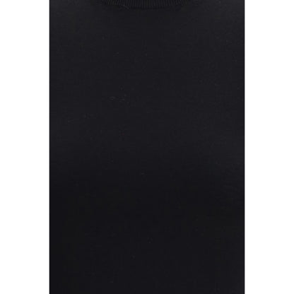 Max Mara Black Viscose T-Shirt