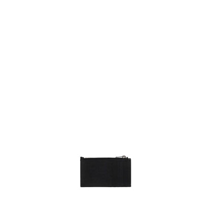 Saint Laurent Black Calf Leather Bos Taurus Wallet