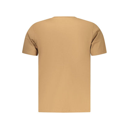 Pepe Jeans Marrone Cotton Men T-Shirt