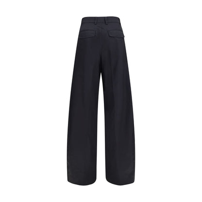 The Latest Black Cotton Casual Pants
