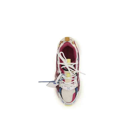 Off-White Multicolor Polyamide Athletic Sneakers