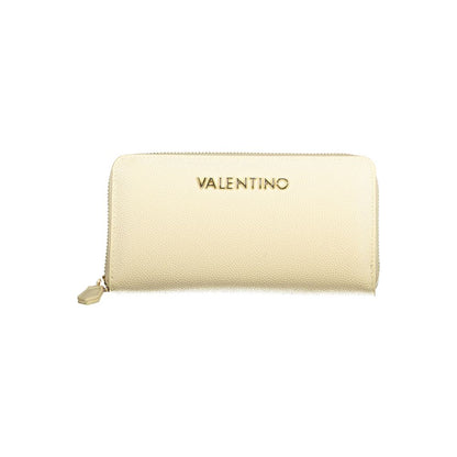 Mario Valentino Beige Polyurethane Women's Wallet