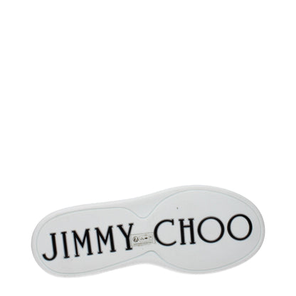 Jimmy Choo Black Leather Low Top Sneakers