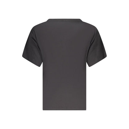Pepe Jeans Black Cotton Women T-Shirt