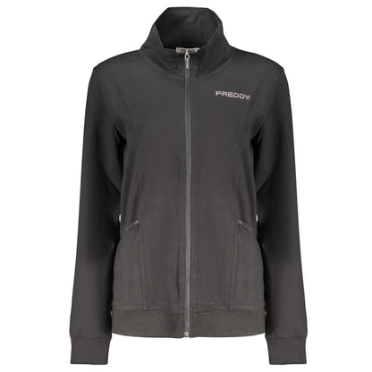 Freddy Black Cotton Women's Sweatshirt