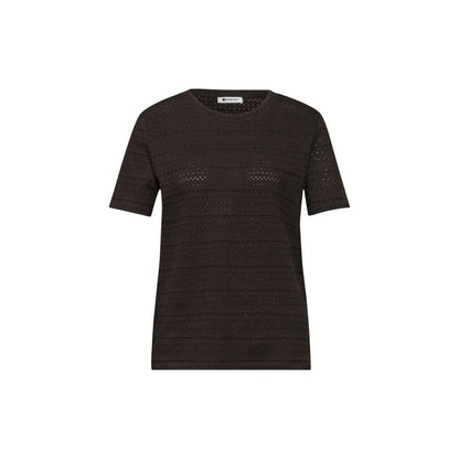 Street One Brown Cotton T-Shirt