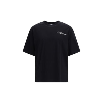 Off-White Black Cotton T-Shirt