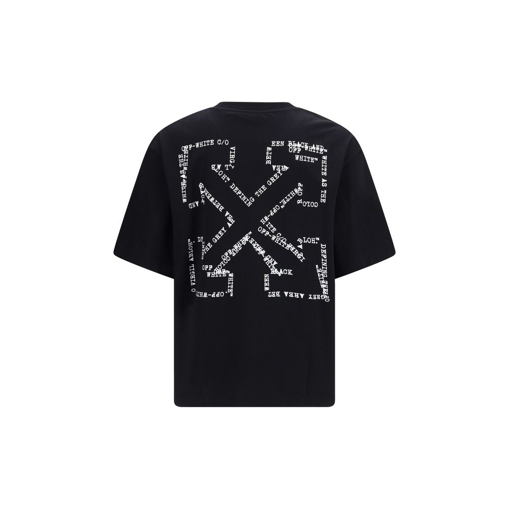 Off-White Black Cotton T-Shirt