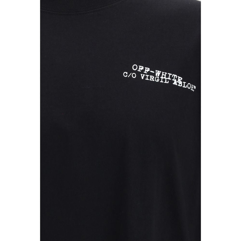 Off-White Black Cotton T-Shirt