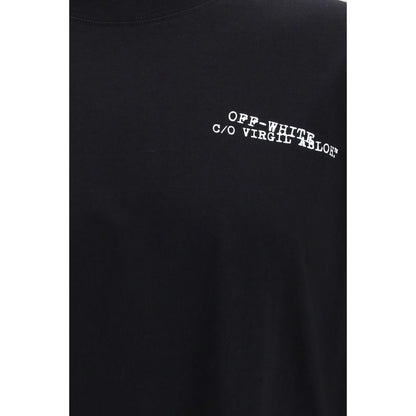 Off-White Black Cotton T-Shirt