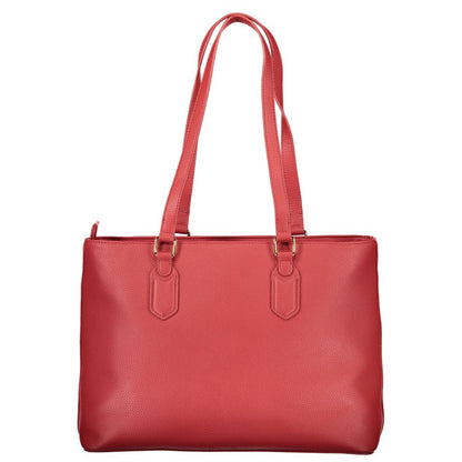 Mario Valentino Red Polyurethane Women's Bag