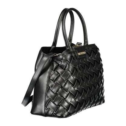 Mario Valentino Black Polyurethane Women's Bag