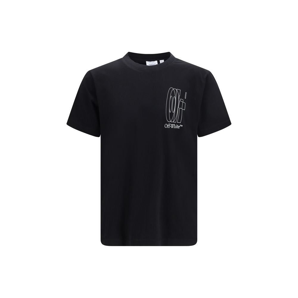 Off-White Black Cotton T-Shirt
