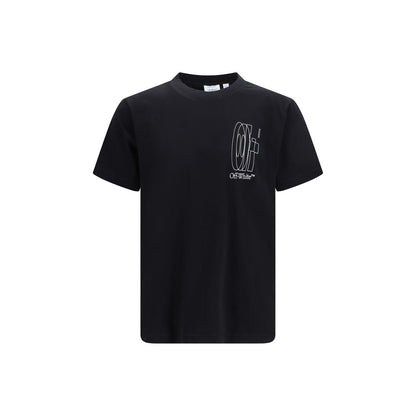 Off-White Black Cotton T-Shirt