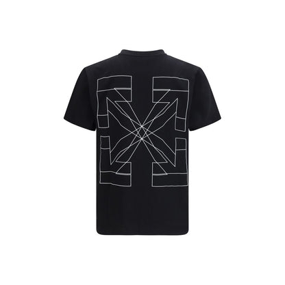 Off-White Black Cotton T-Shirt
