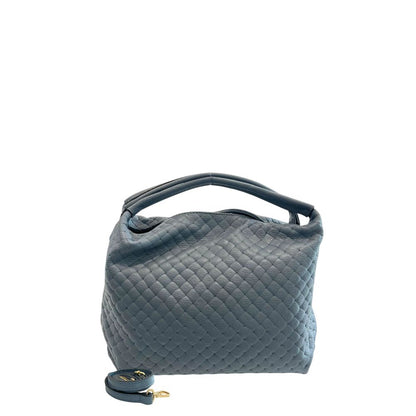Baldinini Trend Blue Leather Women Handbag